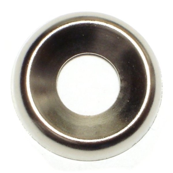 Midwest Fastener Countersunk Washer, Fits Bolt Size 5/16" Steel, Nickel Plated Finish, 30 PK 61846